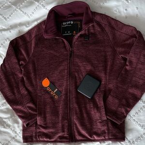 Ororo Maroon Heated Jacket